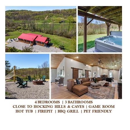 Spacious Cabin Near Hocking Hills And Caves With Hot Tub And Firepit Laurelville Dış mekan fotoğraf